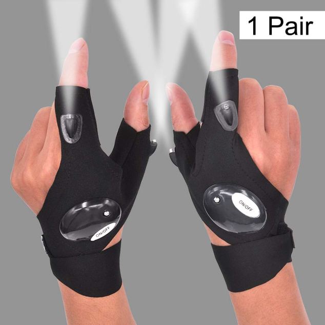 flashlight-glove Mylivell LED Flashlight Gloves