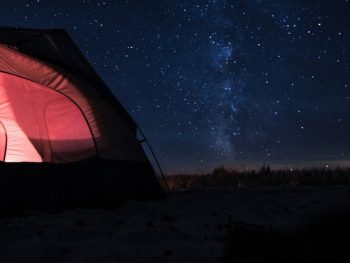 tent under the stars