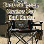 camping chairs for bad backs
