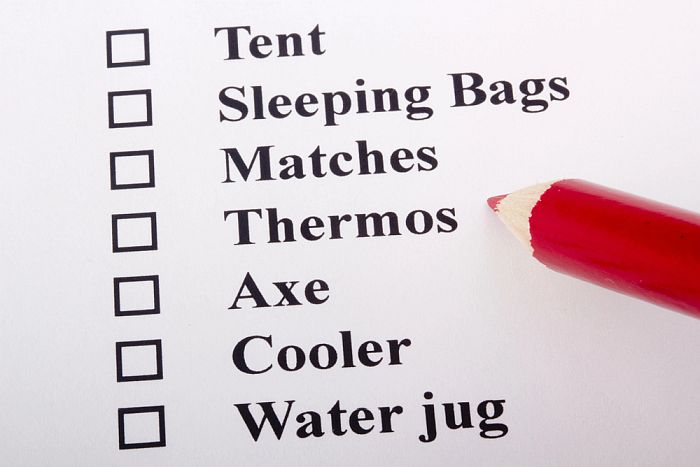 camping checklist