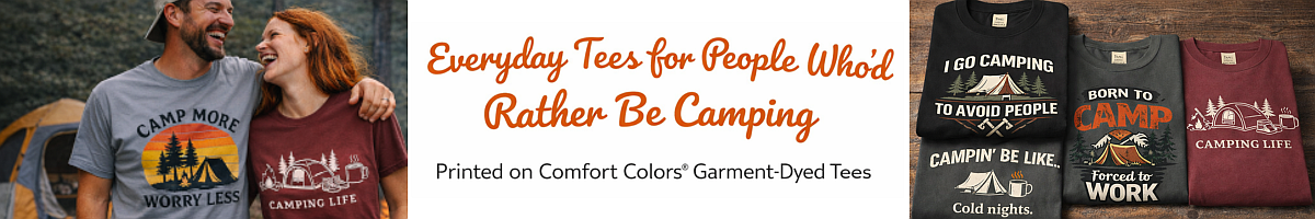Everyday Tees for People Who’d Rather Be Camping